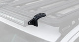 Black roof rack mounting bracket for Rhino-Rack Pioneer light bar adaptor 2 pack