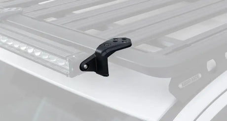 Black roof rack mounting bracket for Rhino-Rack Pioneer light bar adaptor 2 pack