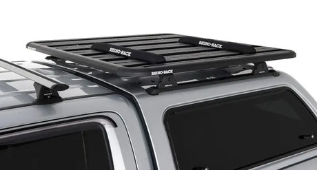 Black Rhino-Rack Pioneer wrap pads with straps on roof rack