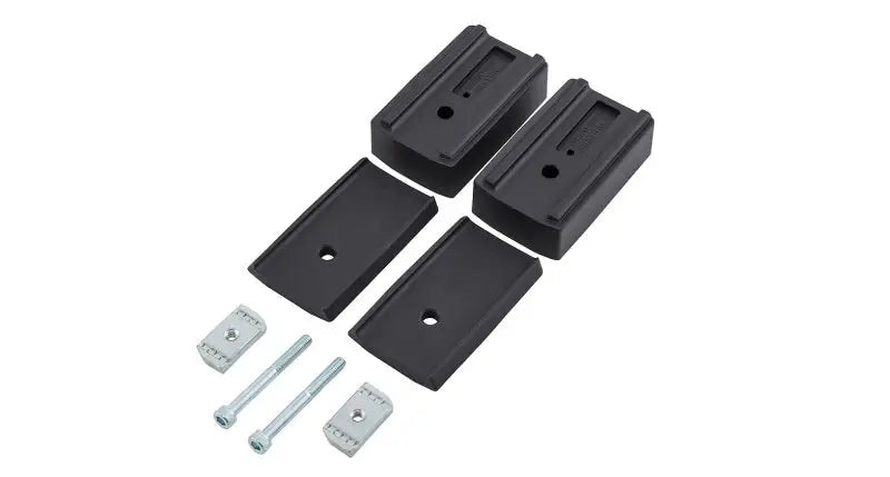 Black mounting hardware set for Rhino-Rack Quick Mount Heavy Duty Spacer 30mm