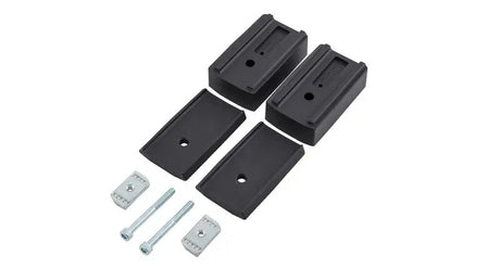 Black mounting hardware set for Rhino-Rack Quick Mount Heavy Duty Spacer 30mm