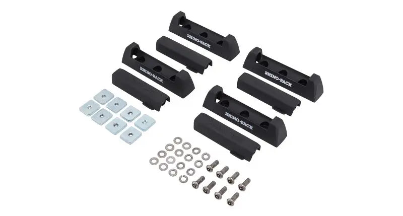 Rhino-Rack Quick Mount Leg Base & Cover Set with Hardware - 4 Pieces