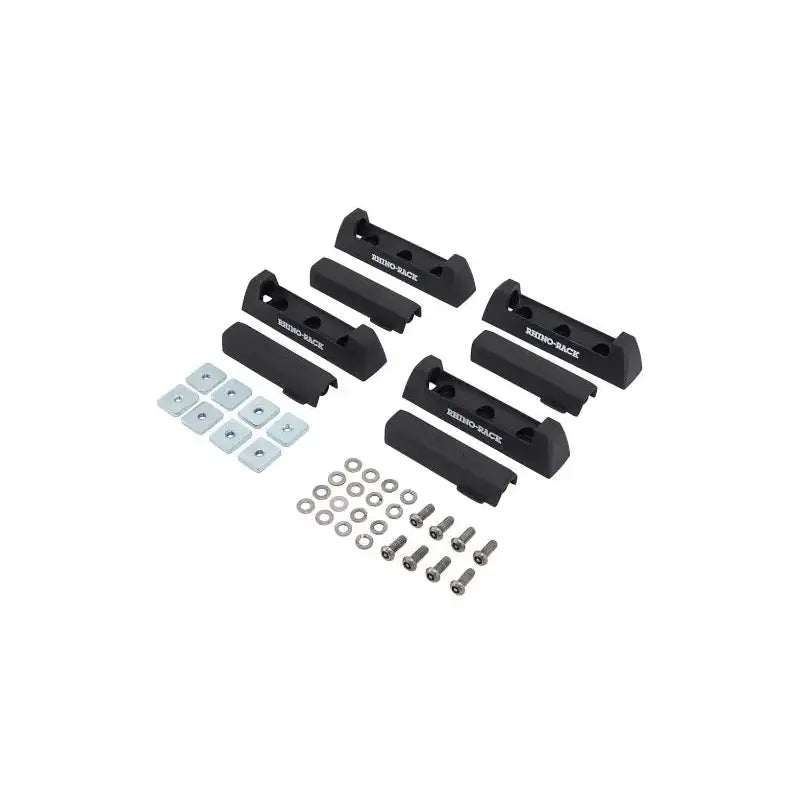 Rhino-Rack Quick Mount Leg Base & Cover Set with Hardware - 4 Pieces
