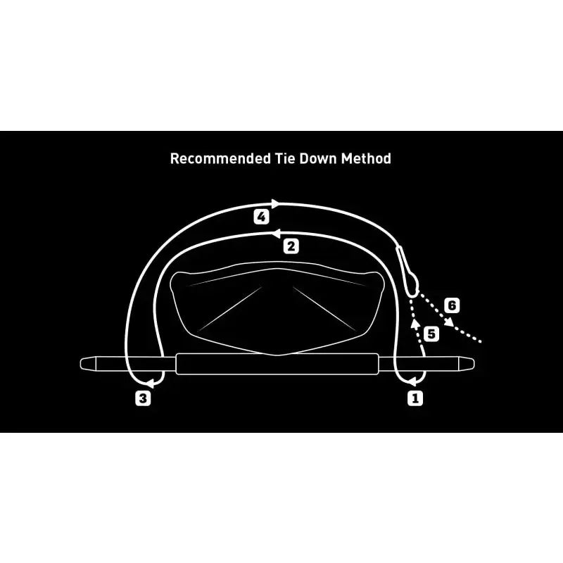 Rhino-Rack Rapid Tie Down Straps w/Buckle Protector - 3.5m/11.5ft - Pair - Black - RTD35P