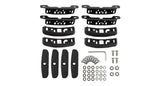 Black roof rack mounting hardware for Rhino-Rack RCP Roof Rack Base Kit
