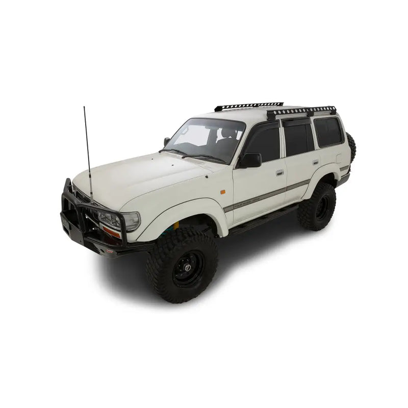 Rhino-Rack Roof Rack Mounting Kit: Rhino-Rack Toyota Landcruiser 80 Series Wagon Backbone Mounting System - Long Guttermount - RGMB2