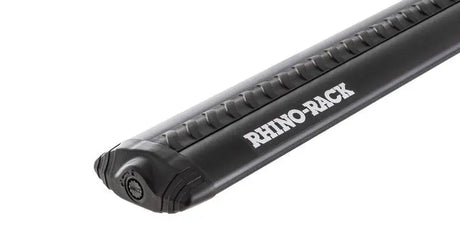 Black Rhino-Rack Vortex Aero Bar with locking mechanism for roof rails, VA135B2