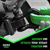 Rhino USA 30Ft Tow Strap/Hitch Combo - Rhino USA