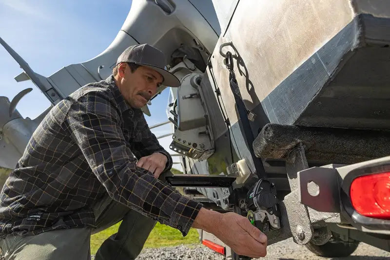 Rhino USA Retractable Transom Straps (2 Pack-Black) - Rhino USA