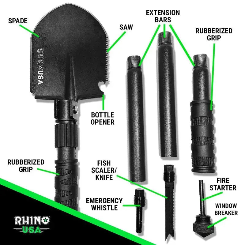 Rhino USA Ultimate Survival Shovel - Rhino USA