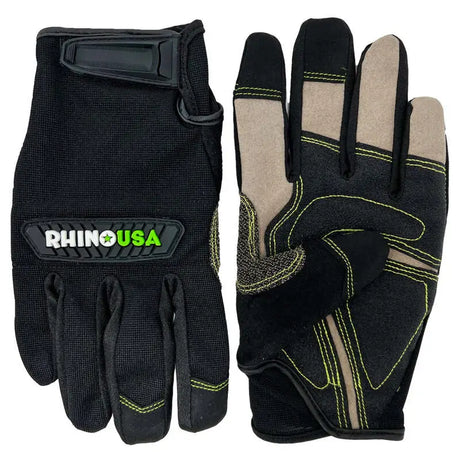 Rhino USA Recovery Gloves (Black) - Rhino USA