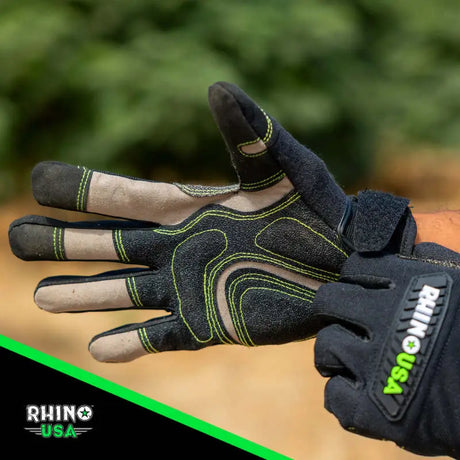 Rhino USA Recovery Gloves (Black) - Rhino USA
