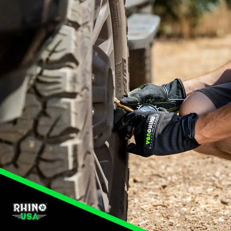 Rhino USA Recovery Gloves (Black) - Rhino USA