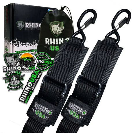 Rhino USA Transom Straps For Boat Trailer (Pair) - Rhino USA