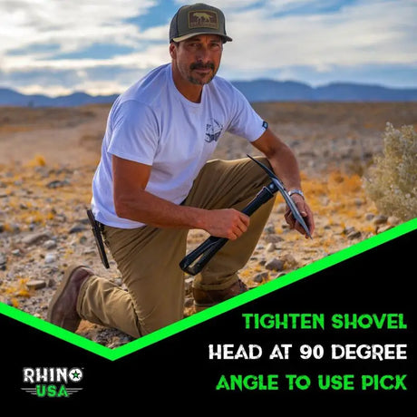 Rhino USA Folding Recovery Shovel W/Pick - Rhino USA