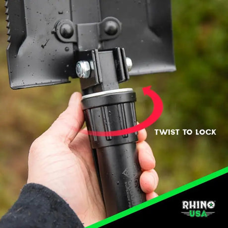 Rhino USA Folding Recovery Shovel W/Pick - Rhino USA
