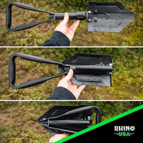Rhino USA Folding Recovery Shovel W/Pick - Rhino USA