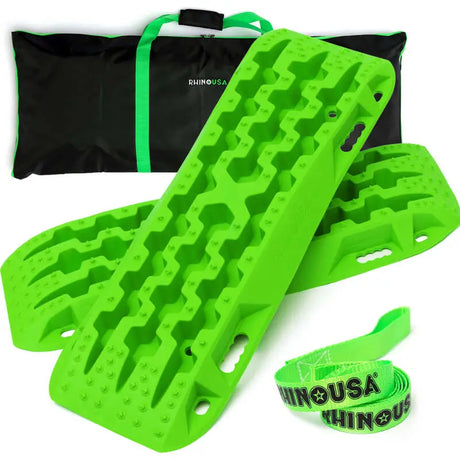 Rhino USA Recovery Traction Boards - Green (Pair) - Rhino USA
