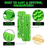 Rhino USA Recovery Traction Boards - Green (Pair) - Rhino USA
