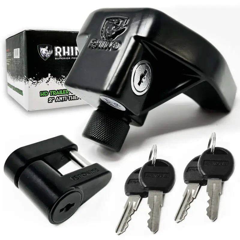 Rhino USA 2In Trailer Coupler Hd Lock Kit-2-Piece - Rhino USA