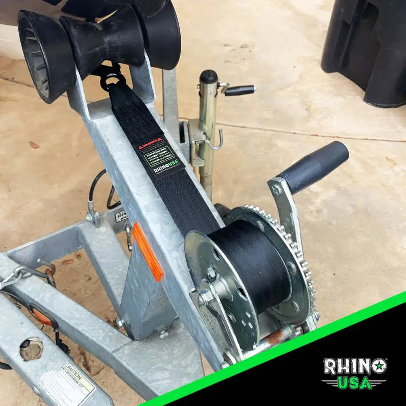 Rhino USA 2In X 20Ft Boat Winch Strap With Hook - Rhino USA