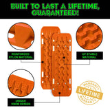 Rhino USA Recovery Traction Boards - Orange (Pair) - Rhino USA