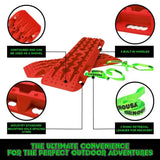 Rhino USA Recovery Traction Boards - Red (Pair) - Rhino USA