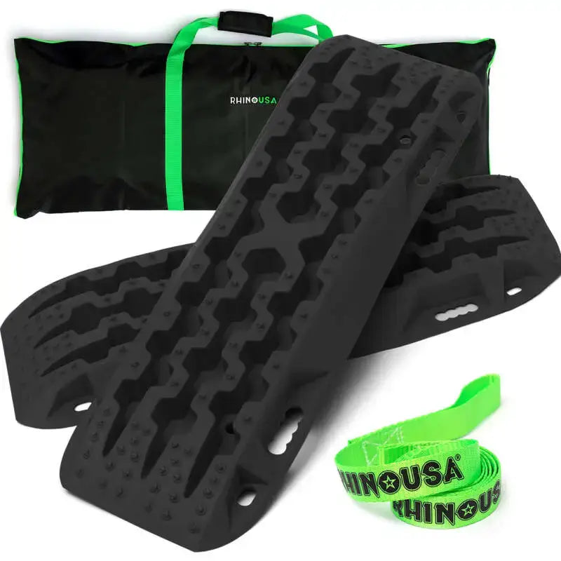Rhino USA Recovery Traction Boards - Black (Pair) - Rhino USA