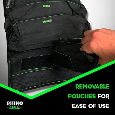 Rhino USA Heavy Duty Off-Road Tool Bag/Roll Black - Rhino USA