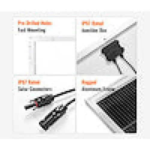 Rich Solar RS-M200 MEGA 200 Solar Panel 200 Watt 12 Volt Monocrystalline - Solar Panel
