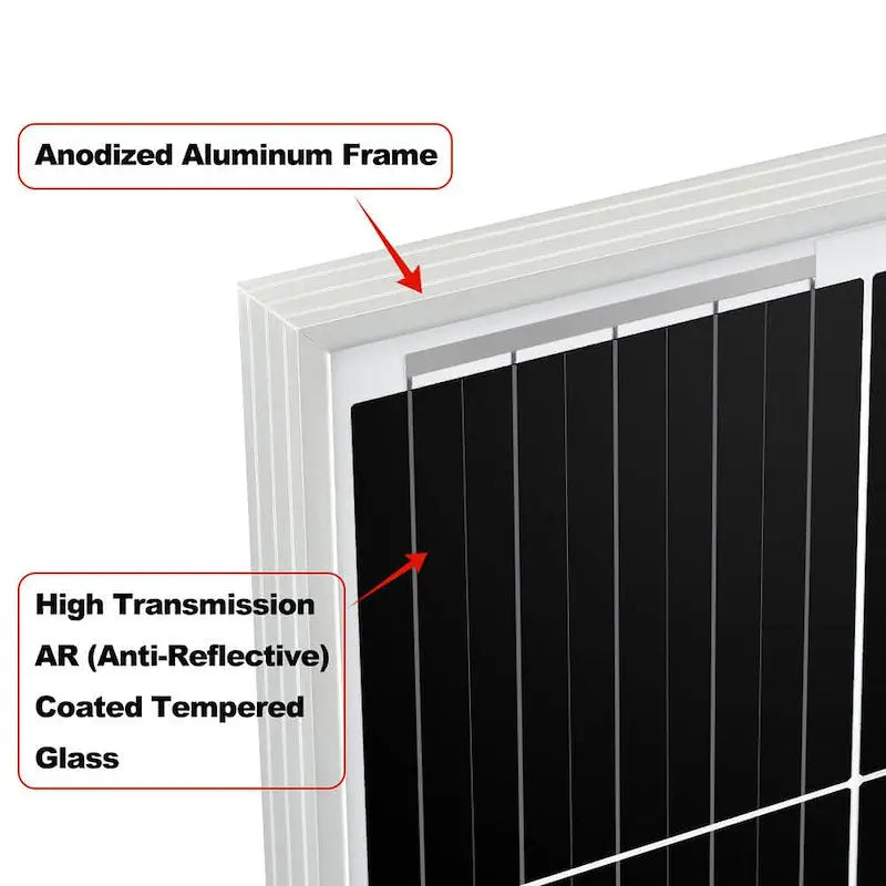 Rich Solar RS-M200 MEGA 200 Solar Panel 200 Watt 12 Volt Monocrystalline - Solar Panel