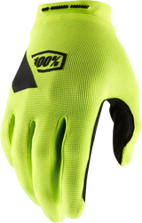 100% Ridecamp Gloves Fluo Yellow 2x