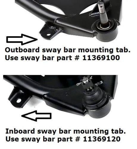 Ridetech 63-87 Chevy C10 2WD Front MuscleBar Sway Bar use with Stock Lower Arms - 11369120