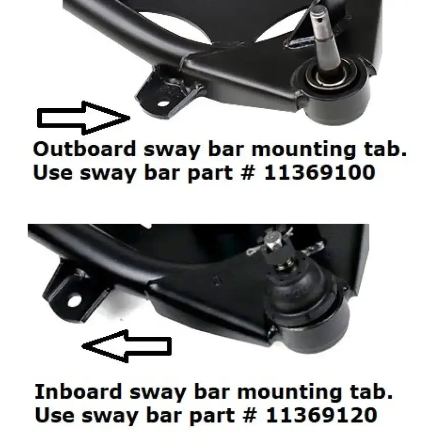 Ridetech 63-87 Chevy C10 2WD Front MuscleBar Sway Bar use with Stock Lower Arms - 11369120