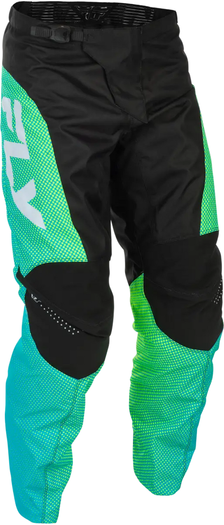 F 16 Pants Aqua/Black/White Sz 28 - FLY RACING