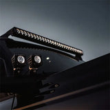 Illuminated off-road vehicle lights on Rigid 430613 Revolve 30’’ Bar Wht Backlight