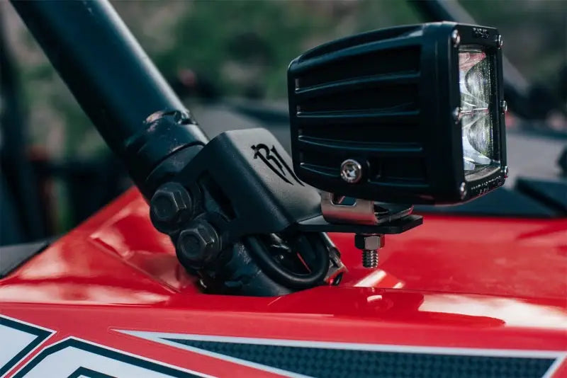 Rigid Industries 2014-2015 Polaris RZR XP1000 Single A Pillar D/DXL/SR-M/SR-Q-Series Mount Bracket - Truck & Automotive