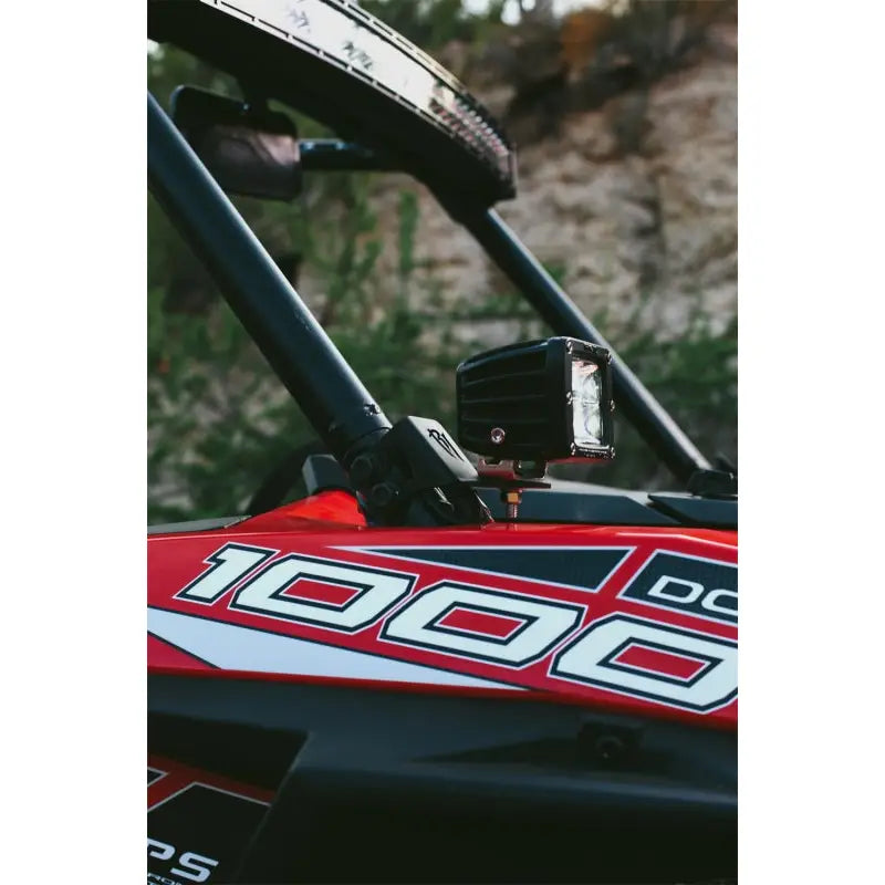 Rigid Industries 46526 Rigid Industries 2014-2015 Polaris RZR XP1000 Single A Pillar D/DXL/SR-M/SR-Q-Series Mount Bracket