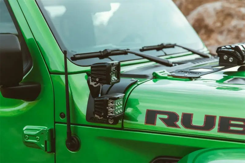 Rigid Industries 2018 Jeep JL - Cowl Mount Kit - Mounts Set of D-Series - Truck & Automotive