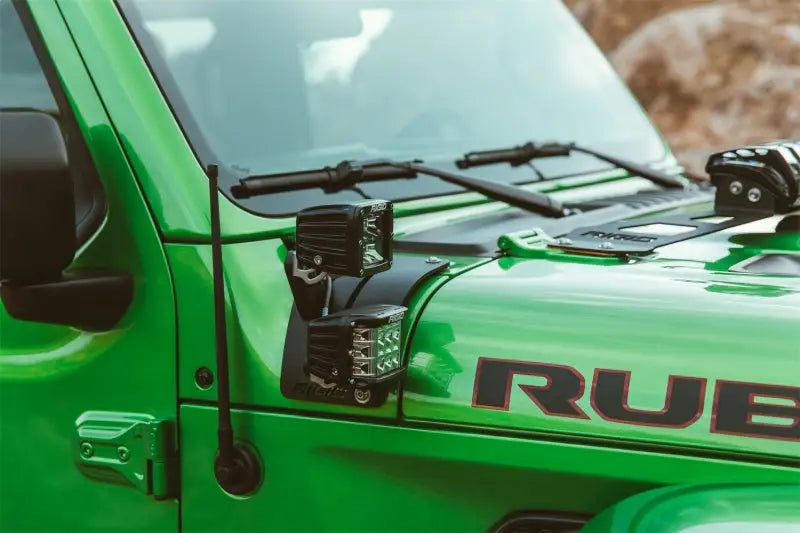 Rigid Industries 2018 Jeep JL - Cowl Mount Kit - Mounts Set of D-Series - Truck & Automotive