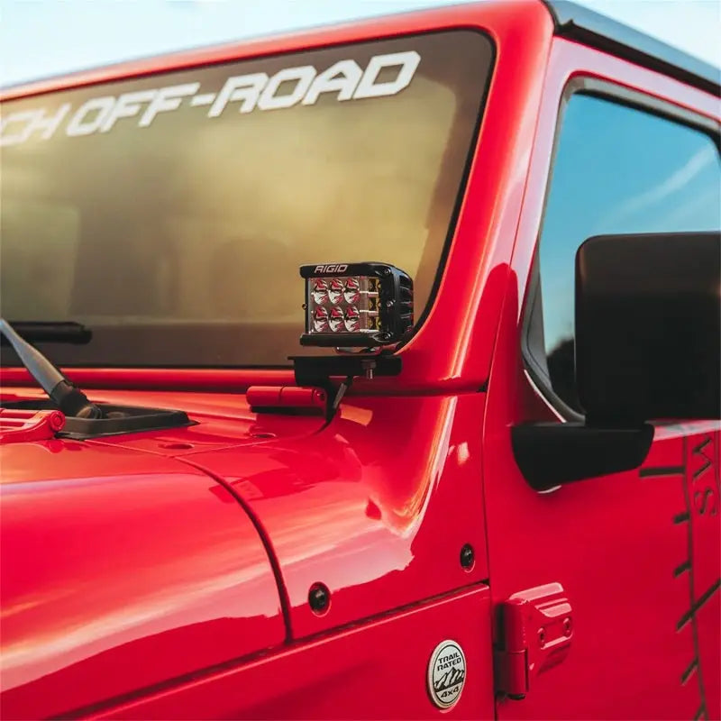 Rigid Industries 41659 Rigid Industries 2018 Jeep JL - A-Pillar Mount Kit - Mounts Set of D / D-SS / SR-M / Ignite Series