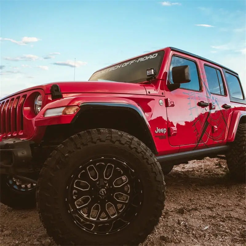 Rigid Industries 41659 Rigid Industries 2018 Jeep JL - A-Pillar Mount Kit - Mounts Set of D / D-SS / SR-M / Ignite Series