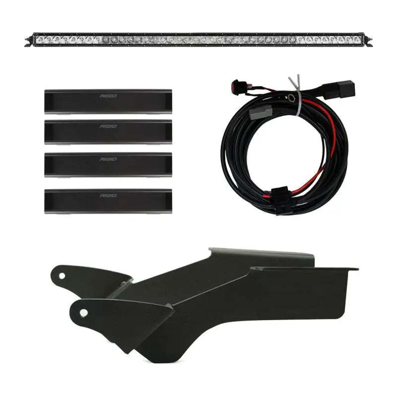Rigid Industries 46726 Rigid Industries 2021 Ford Bronco Roof Rack Light Kit (Incl. SR spot/flood Combo Bar)