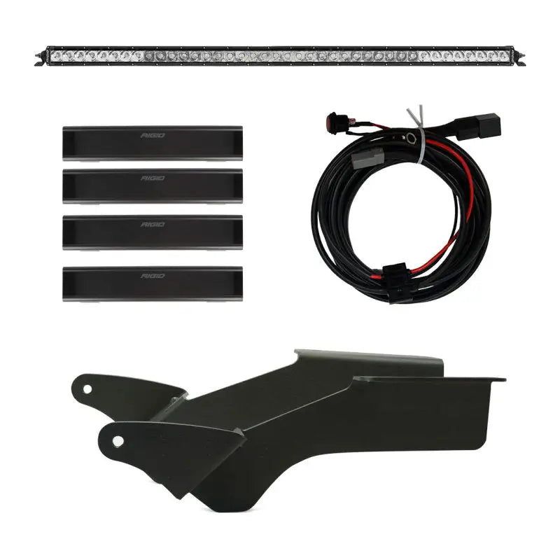 Automotive lighting and mounting kit for Ford Bronco roof rack by Rigid Industries