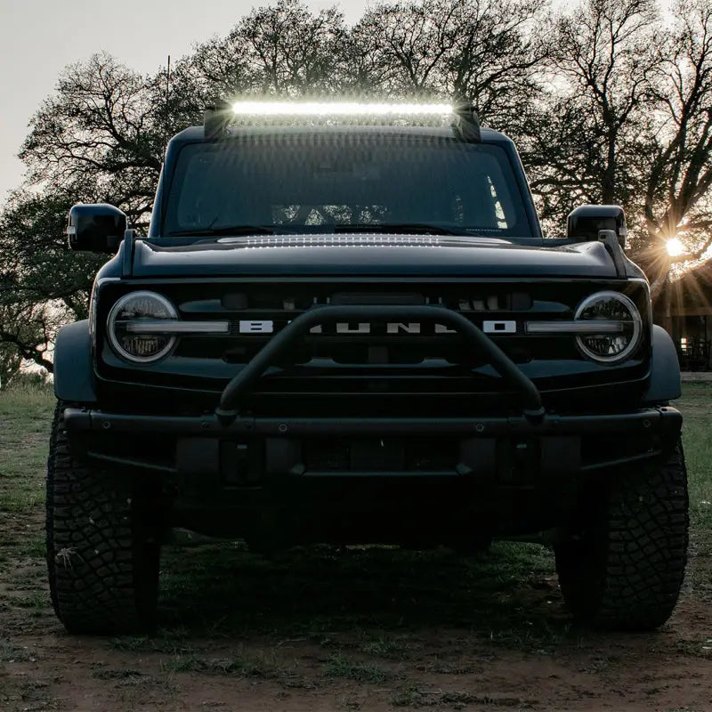 Rigid Industries 46726 Rigid Industries 2021 Ford Bronco Roof Rack Light Kit (Incl. SR spot/flood Combo Bar)