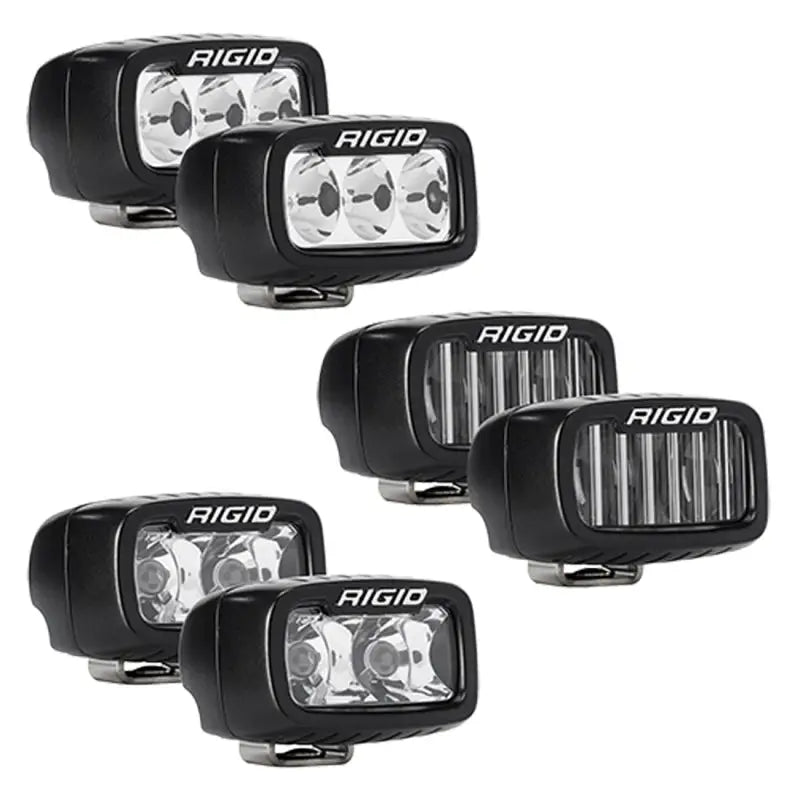 Rigid Industries 2021 + Ford Mod Bumper Triple SR-M Fog Light Kit - Truck & Automotive