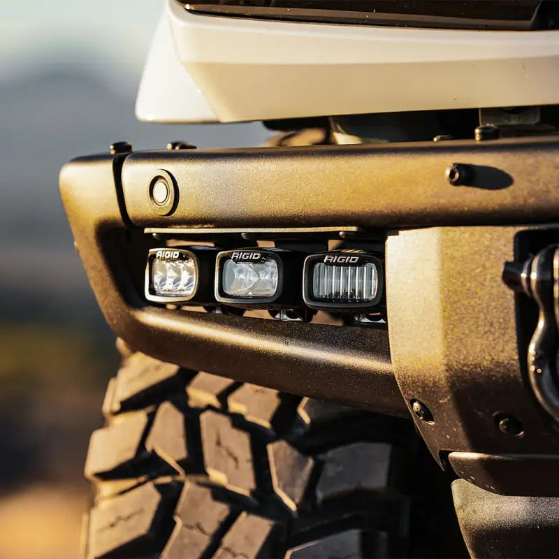 Rigid Industries 2021 + Ford Mod Bumper Triple SR-M Fog Light Kit - Truck & Automotive
