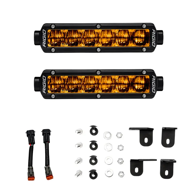 Rigid Industries 37201 Rigid Industries 2022+ Toyota Tundra 6in SR-Series Selective Yellow Fog Light Kit