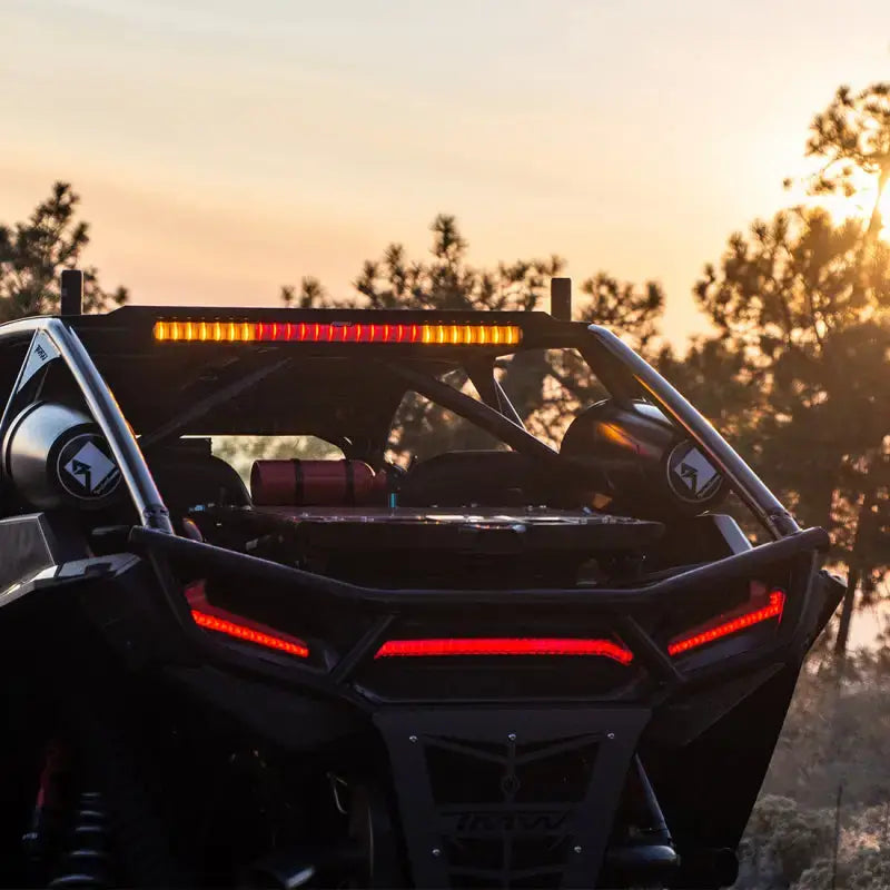 Rigid Industries 28in Chase Light Bar Universal - Rear Facing 27 Mode 5 Color LED - Truck & Automotive