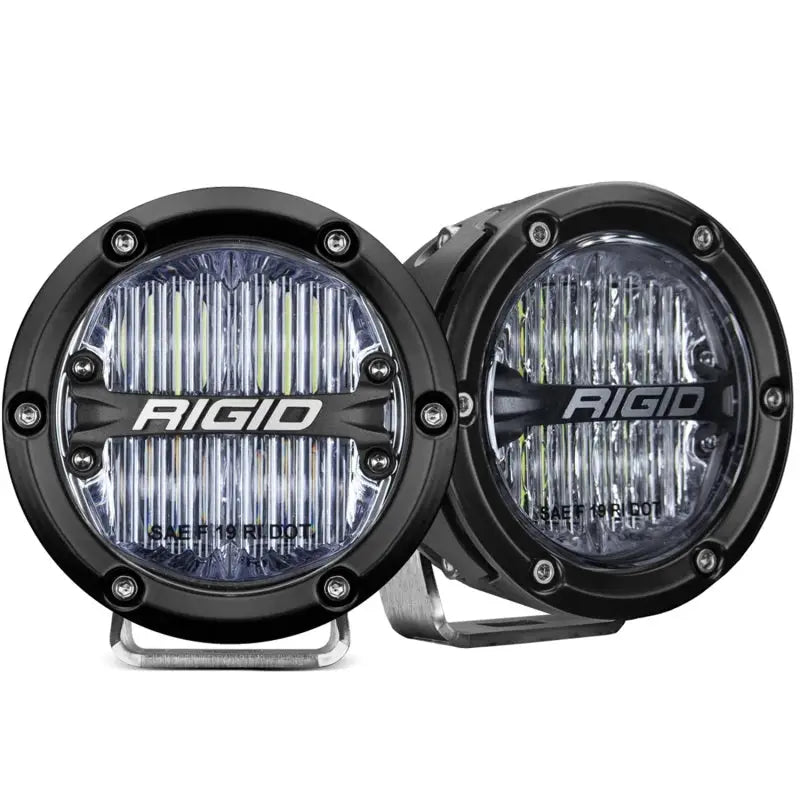 Rigid Industries 36120 Rigid Industries 360-Series 4in LED SAE J583 Fog Light - White (Pair)